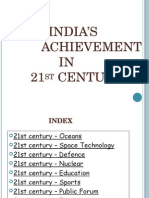 India's Achievements in 21st Century