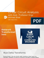 Linear Circuit Analysis: With Asst. Professor Engr. Ahmad Bilal