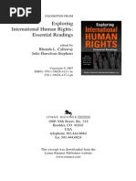 Philosophical Foundations of Human Rights