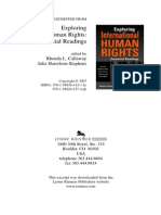 Philosophical Foundations of Human Rights