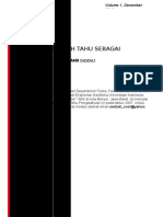 Potensi Limbah Tahu Sebagai Biogas 