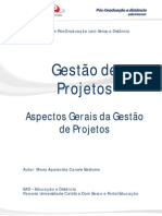 Aspectos Gerais Da Gestao de Projetos