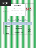 Concurso Faça Lá Um Poema- Poemas vencedores