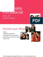 Desarrollo Psicosocial Adultez Emergente. Primera Parte