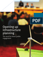 Opening up Infrastructure Planning 