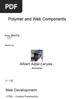 Polymer and Web Components