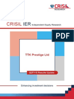 CRISIL Research Ier Report TTK Prestige 2014 Q2FY15