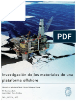 Investigacion de Los Materiales de Una Plataforma Offshore