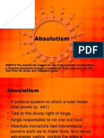 Absolutism Wh14a