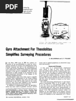 Mine Surveying-Gyro-Theodolite