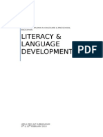 Literacy and Language Development