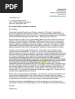Bain Cover Letter | Consultant | Learning
