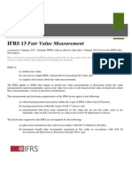 IFRS 13-FV Measurement