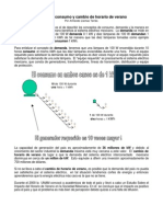 Demanda, Consumo y Cambio de Horario