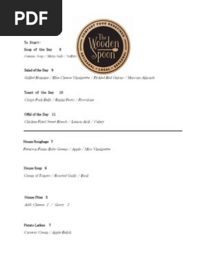 The Wooden Spoon