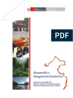 Desarrollo e Integracion Fronteriza Informe 2005 2009 PDF