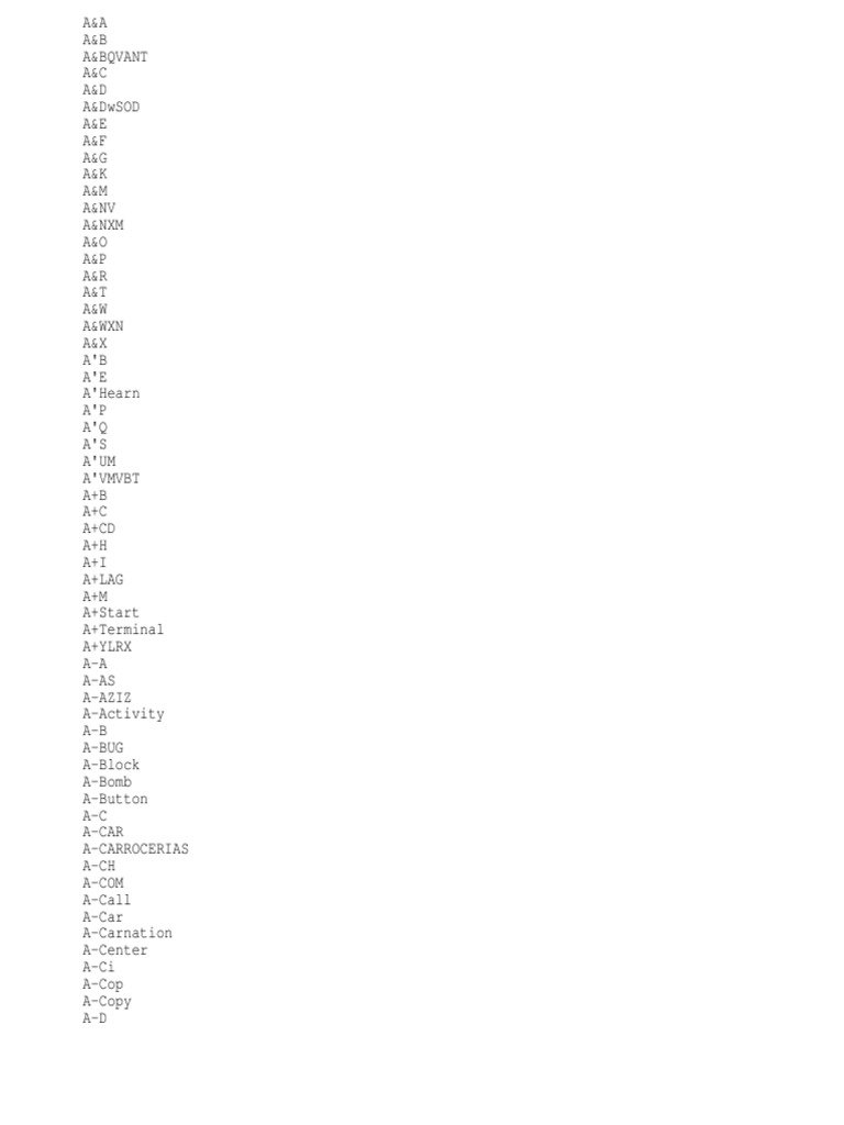 All Words Computer Networking Computing