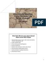 9777 Identifikasi Mineral Pada Nikol Sejajar