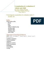 Neurological examination of infants and children under 40 characters