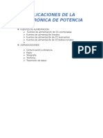 Aplicaciones de La Electrónica de Potencia