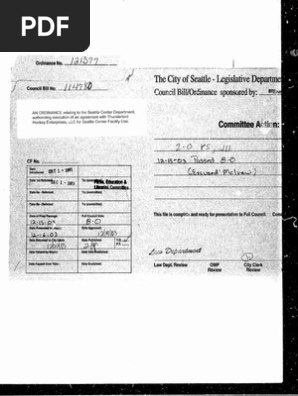 Seattle Thunderbirds Lease Agreement 