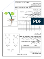 الاختبار الثاني في العلوم 1 متوسط 2014