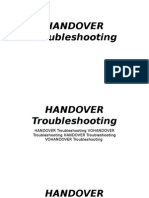 Handover Troubleshooting