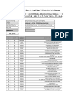 Solicitud de suministros para la Unidad Local de Focalización