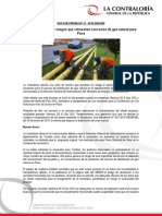 NP21 (23.02.15) Contraloría Advierte Riesgos Que Retrasarían Concesión de Gas Natural para Piura