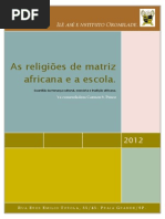 As Religiões de Matriz Africana e a Escola Apostila (1)