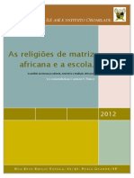 As Religiões de Matriz Africana e a Escola Apostila (1)