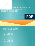 Does The Main Focus of Education in Different Countries Affect Student Outcomes?