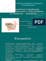 Osteoartroza Şi Sindromul Disfuncţiei Dureroase A ATM