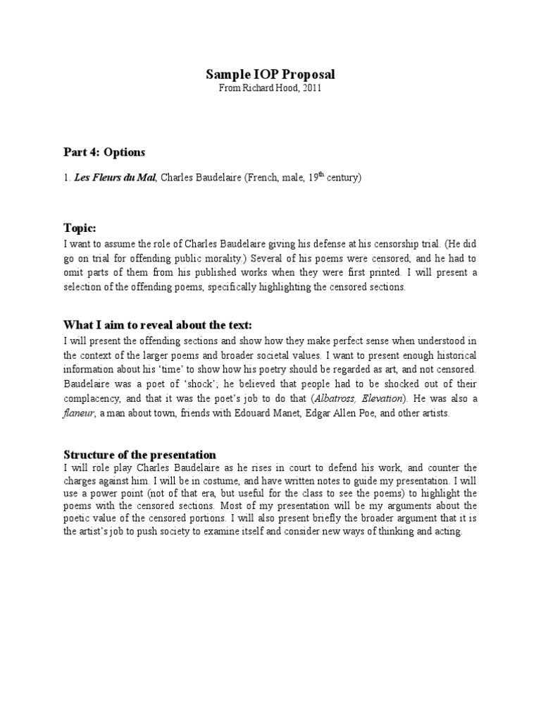 Baudelaire's Defense of Censored Poetry | PDF