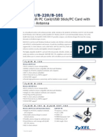 ZyAIR B-120 v.1 Datasheet