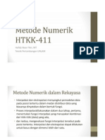 1 Metode Numerik HTKK-411