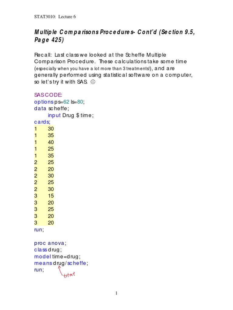 Lec6 PDF | PDF | Errors And Residuals | Analysis Of Variance
