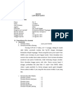 Wanita 24 Tahun Dengan Kehamilan Ektopik Terganggu Pro Laparotomy Emergency Plan Gaet Rsi Status Fisik Asa Iii e