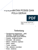 Pengamatan Posisi Dan Pola Gerak