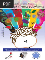 Vol 6 Filosofía Para Los Niños de Latinoamérica- 3er Certamen Internacional de Ensayo Filosófico y Cartel Filosófico