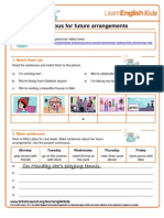 Grammar Worksheet Present Continuous Future GWG The Chrismas Trip Final