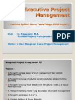 Executive Project Management 1