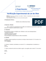 Fisica Experimental 3 - Roteiro - Lei de Ohm - MEC PDF