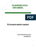 (EIA. Licenciamento Ambiental e Competência) PDF