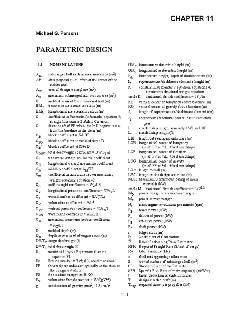 Parametric Design of Ship Hulls | PDF | Hull (Watercraft) | Ships