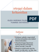 Hipertensi dalam kehamilan