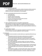 Trabalho Fisher & Ury - Resposta