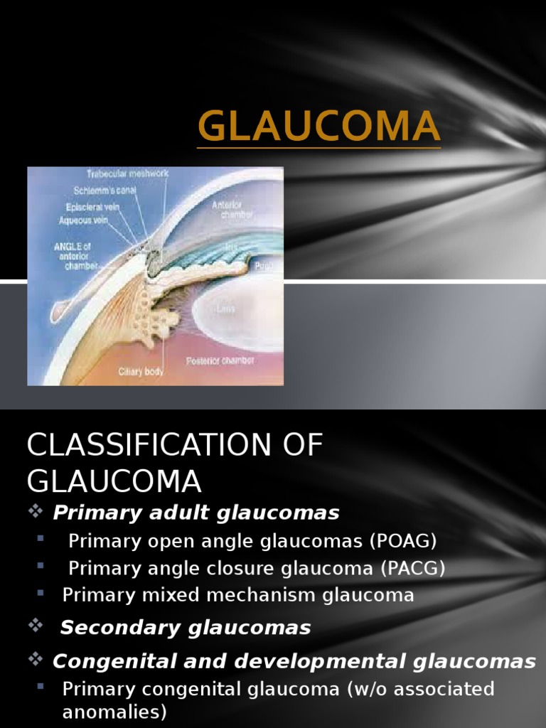 Glaucoma | PDF | Glaucoma | Diseases Of The Eye And Adnexa