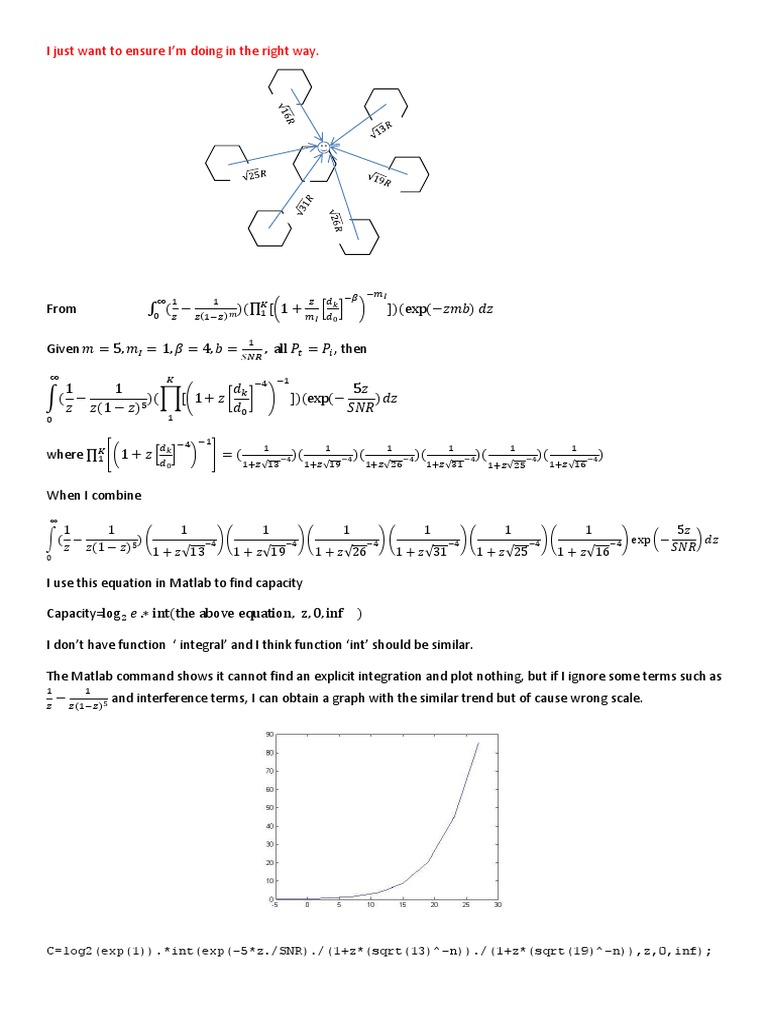 MATLAB Integration for Capacity Calculation | PDF