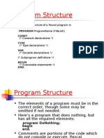 Program Structure Pascal